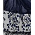 Cotton Leaf Design On Net With  Flowery Border Cotton Leaf Design On Net With  Flowery Border